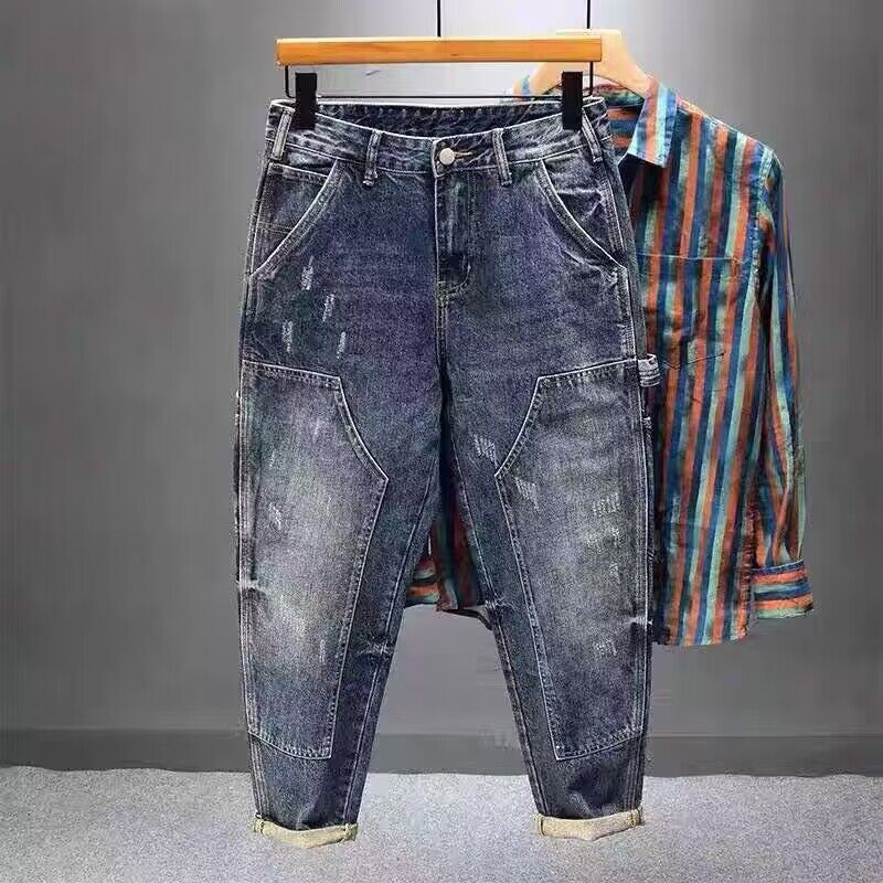 Men'S Fashion Jeans 2025 - Тяжелые модные брендовые джинсы 2025 года