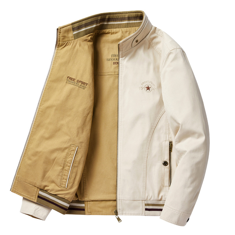 Windbreaker Men Zip - Двусторонняя походная куртка для мужчин, водонепроницаемая