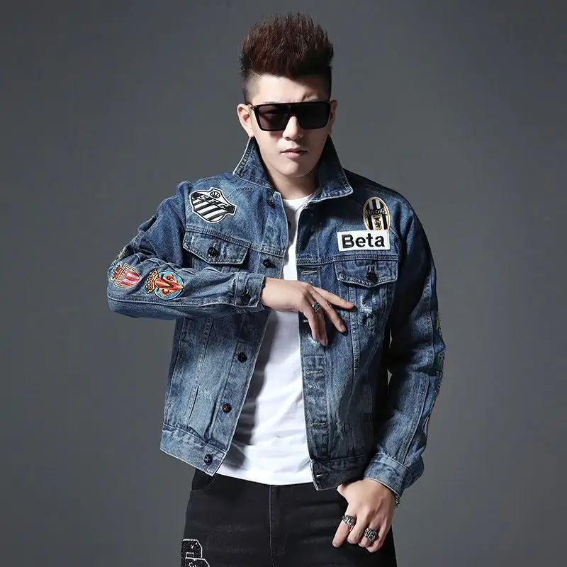 Men'S Fashion Light Jacket - Осенне-зимняя новая джинсовая куртка, мужская модная