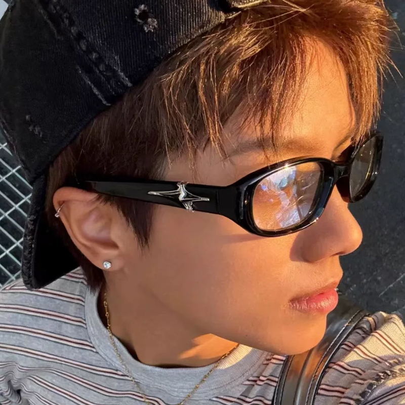 Men'S Fashion Glasses 2026 - Новые персонализированные маленькие квадратные солнцезащитные очки