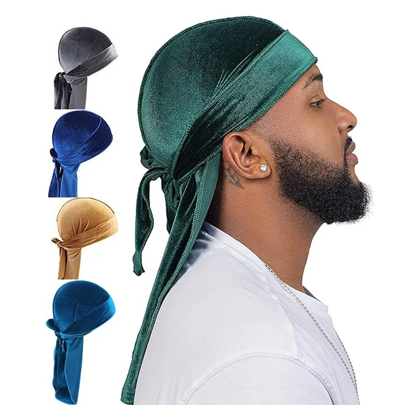Men'S Fashion With Hat - kkjoy Унисекс бархатные дураги, банданы, тюрбаны,