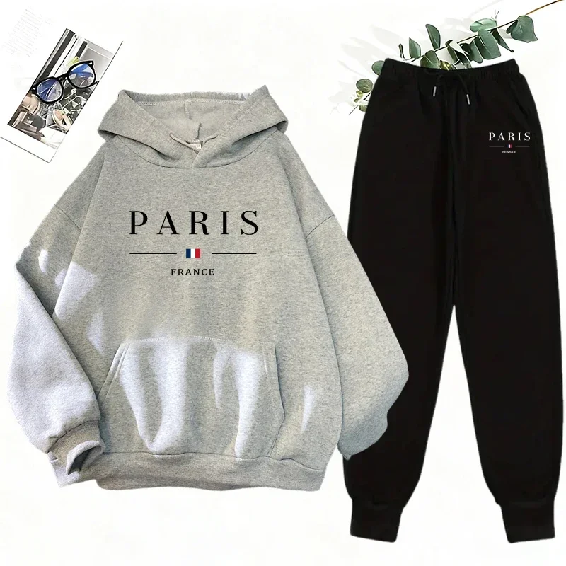 Men'S Fashion Hoodie - Женский спортивный костюм из двух предметов