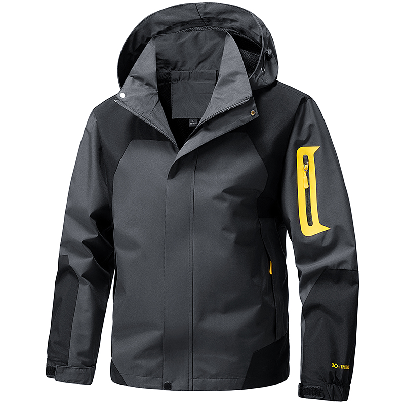 Windbreaker Men Zip - Мужская куртка Softshell для активного отдыха,