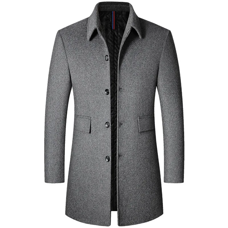 Men'S Fashion Light Jacket - Мужское зимнее пальто BROWON 2026: Новая
