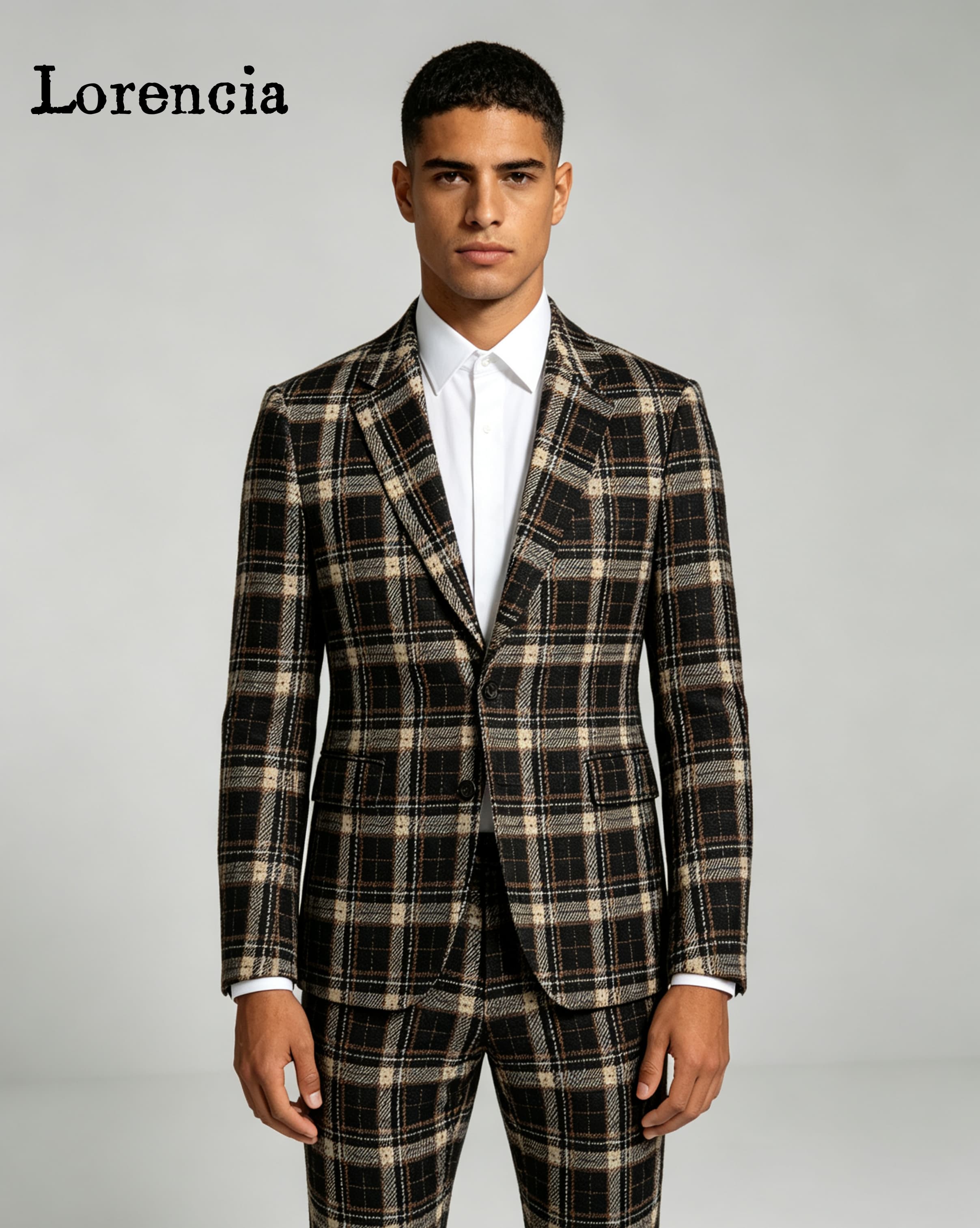 Mens Fashion Trajes - Модные мужские костюмы в клетку с