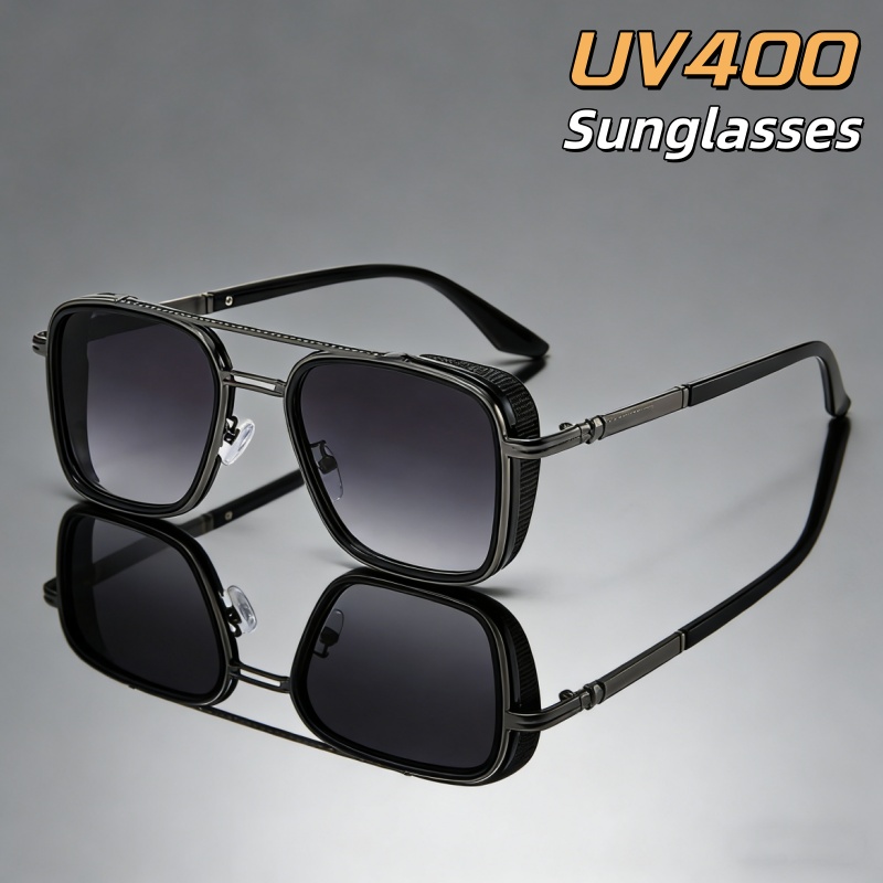 Men'S Fashion Glasses 2026 - Ретро-солнцезащитные очки овальной формы для мужчин,