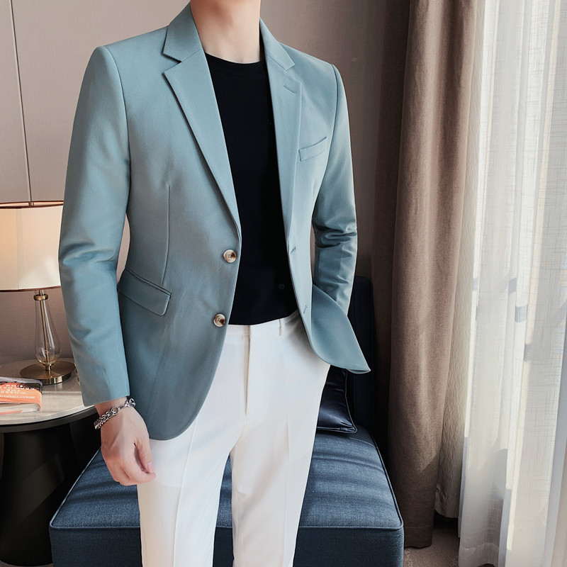 Men'S Fashion Light Jacket - Мужской брендовый костюм высокого качества, блейзер,