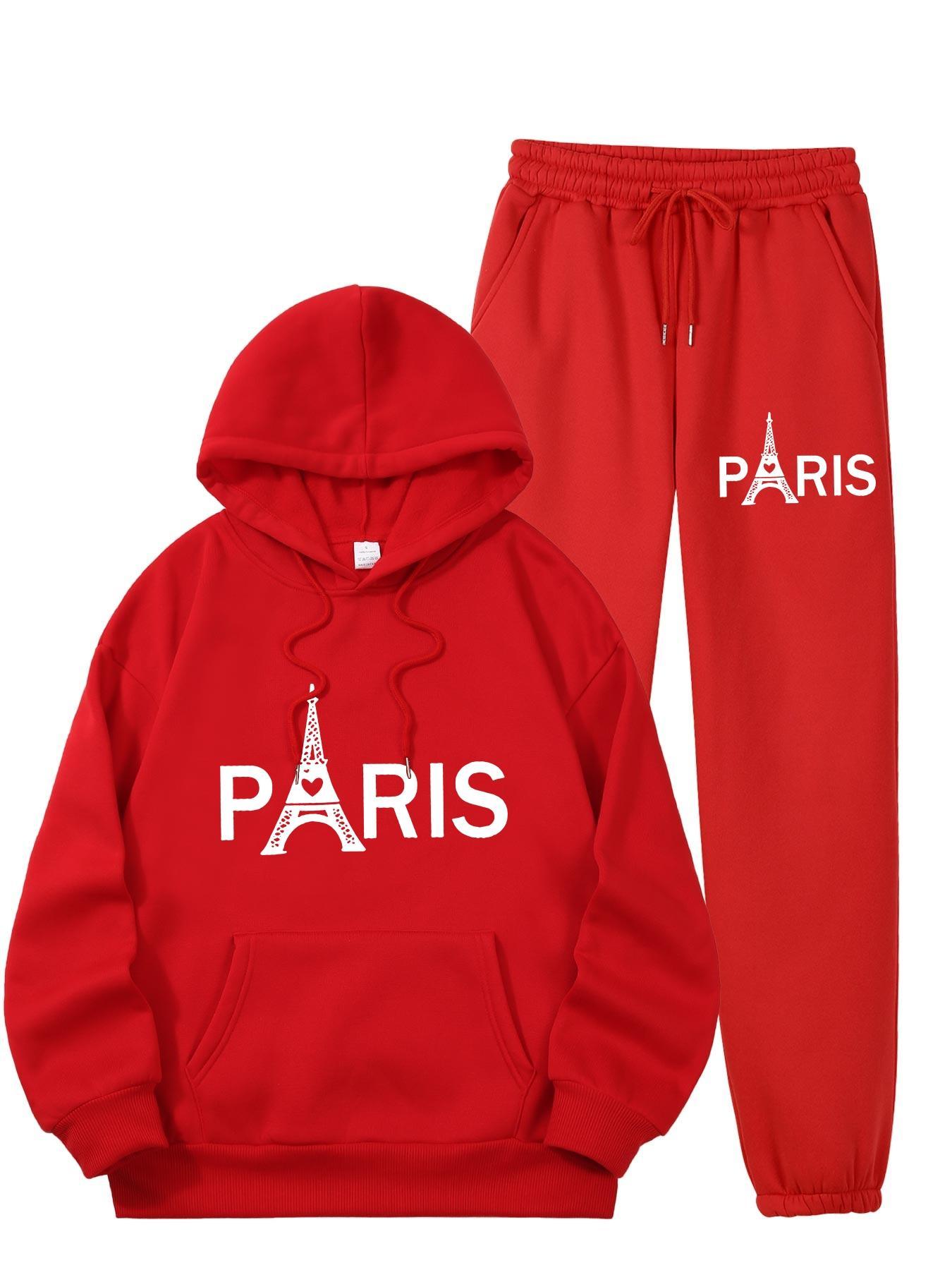 Men'S Fashion Hoodie - Женский спортивный костюм из двух предметов