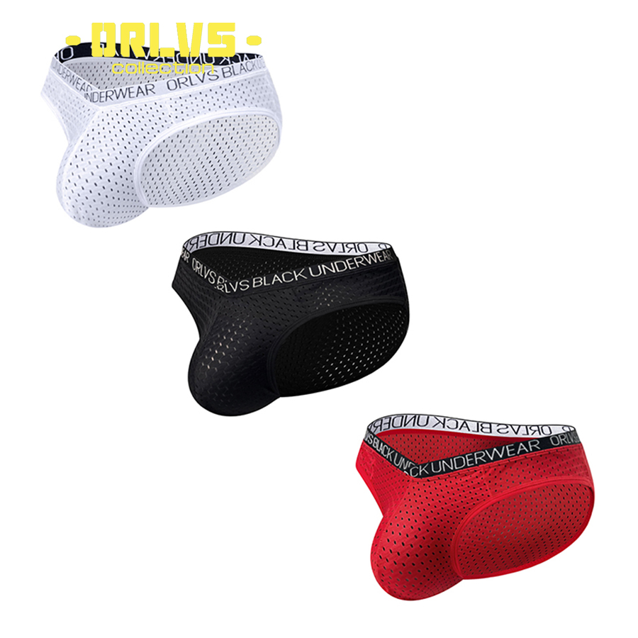 Men'S Fashion Underwear Brands - Мужские трусы брифы из сетчатой нейлоновой