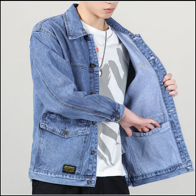 Men'S Fashion Light Jacket - Мужская джинсовая куртка, новый стиль, весна