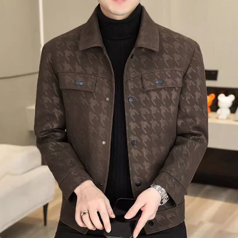 Men'S Fashion Light Jacket - Новая горячая распродажа, модная кожаная куртка