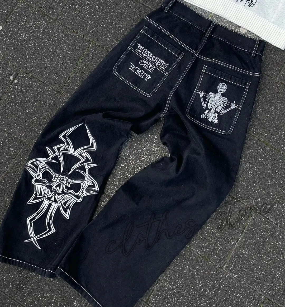 2024 новые джинсы с принтом, м – обзор и цена Men'S Fashion Jeans 2025