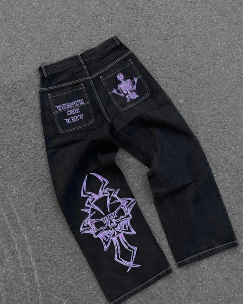 2024 новые джинсы с принтом, м – обзор и цена Men'S Fashion Jeans 2025