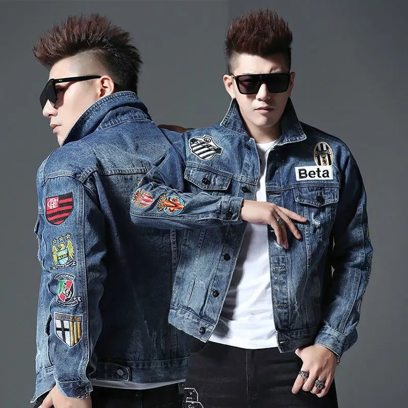 Осенне-зимняя новая джинсовая  – обзор и цена Men'S Fashion Light Jacket