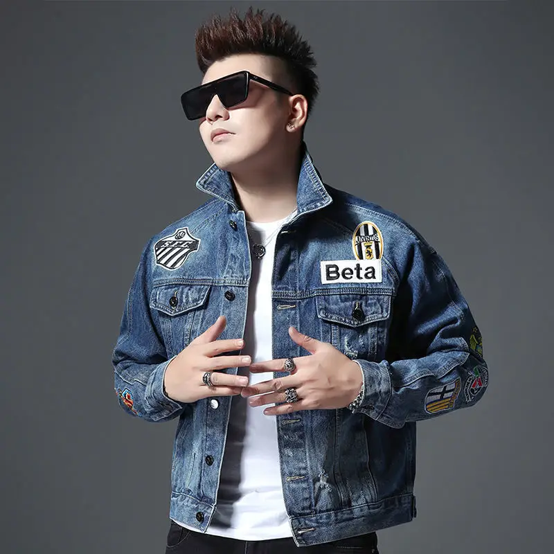Осенне-зимняя новая джинсовая  – обзор и цена Men'S Fashion Light Jacket