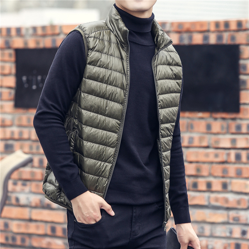 Мужской пуховик без рукавов, м – обзор и цена Men'S Fashion Light Jacket