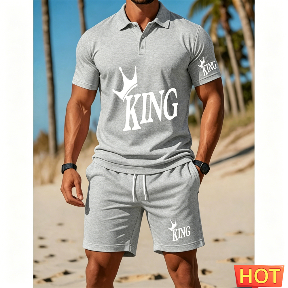 Мужской костюм с коротким рука – обзор и цена Men Fashion King