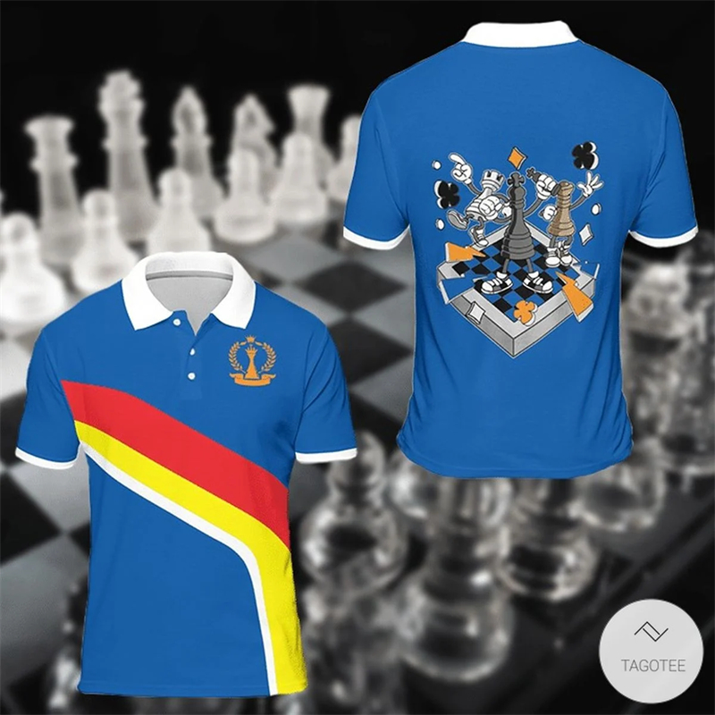 Chess King 3D Print Polo Shirt – обзор и цена Men Fashion King