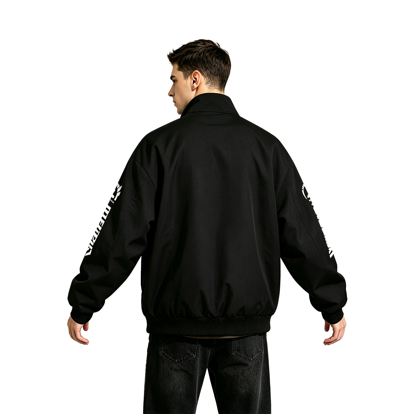 Мужская куртка для гонок, черн – обзор и цена Windbreaker Men Zip