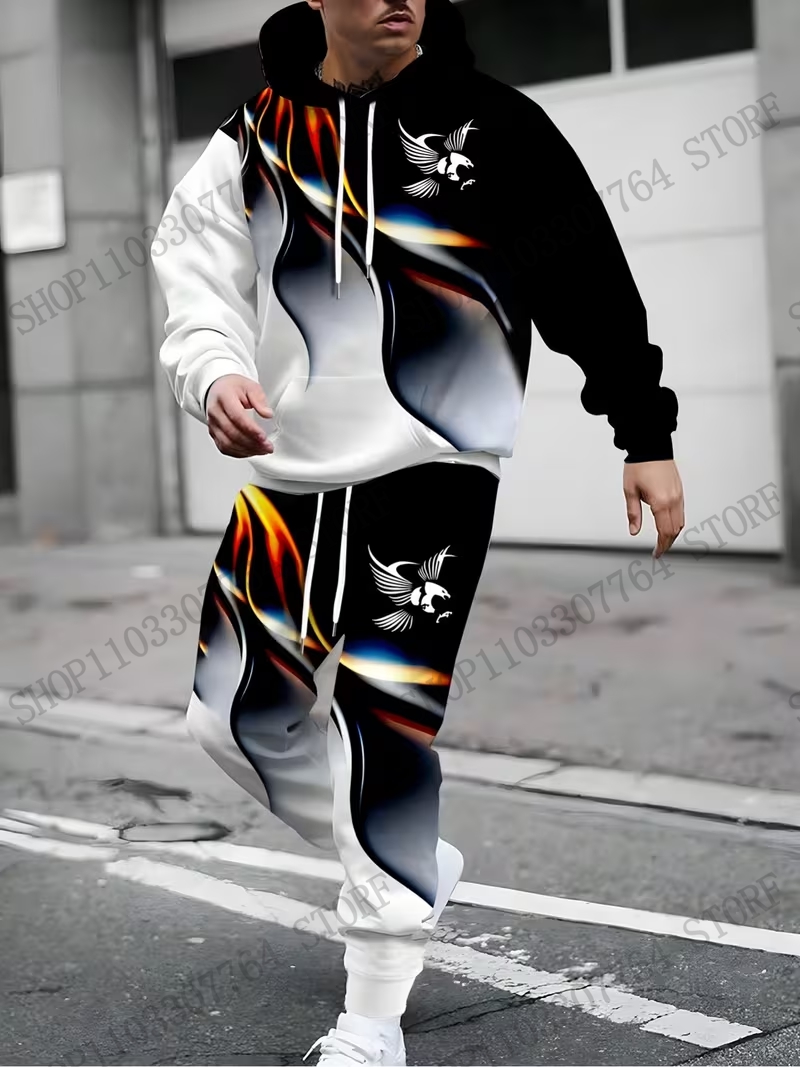 Осенне-зимний комплект худи и  – обзор и цена Men'S Fashion Hoodie