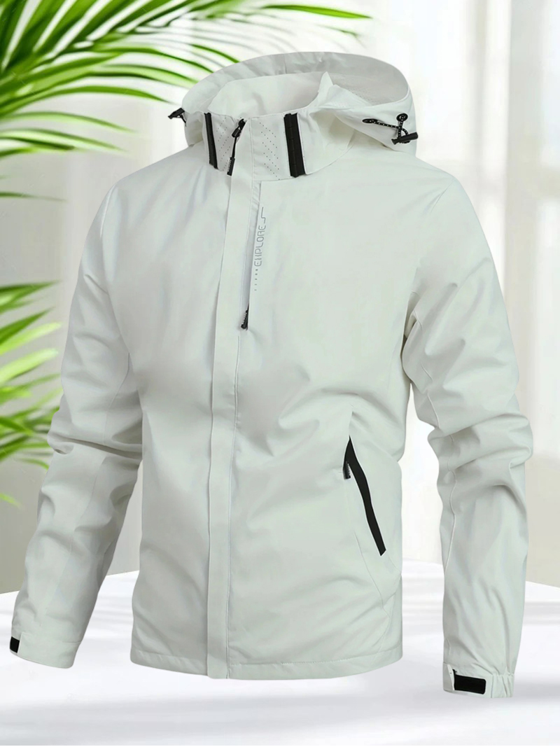 Водонепроницаемая куртка для м – обзор и цена Windbreaker Men Zip