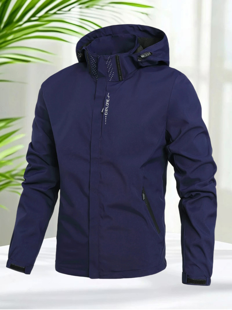 Водонепроницаемая куртка для м – обзор и цена Windbreaker Men Zip