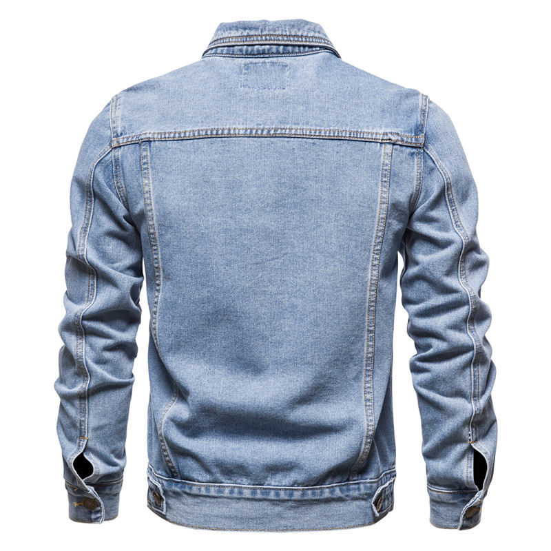 Осень 2024, мужские однотонные – обзор и цена Men'S Fashion Jeans 2025