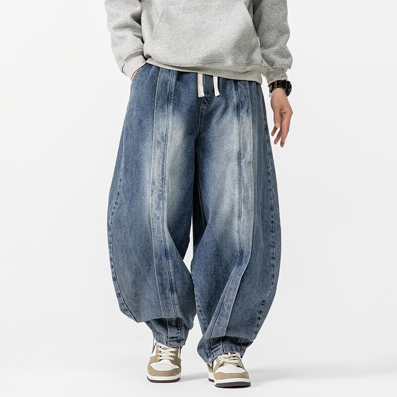 2025 Новые винтажные шаровары, – обзор и цена Men'S Fashion Jeans 2025