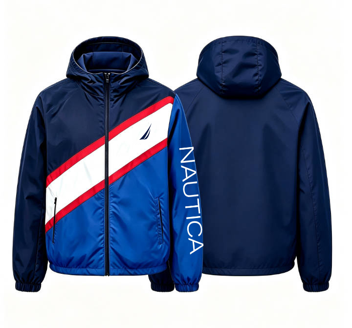 Ветровка NAUTICA с капюшоном,  – обзор и цена Windbreaker Men Zip