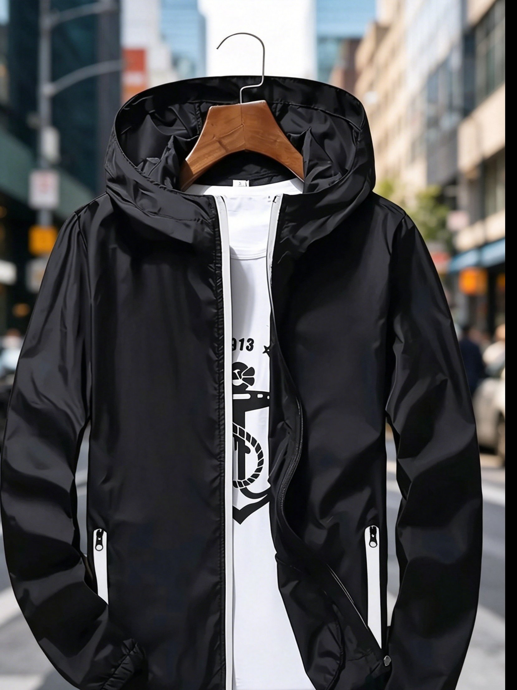 Мужская премиальная легкая вет – обзор и цена Windbreaker Men Zip