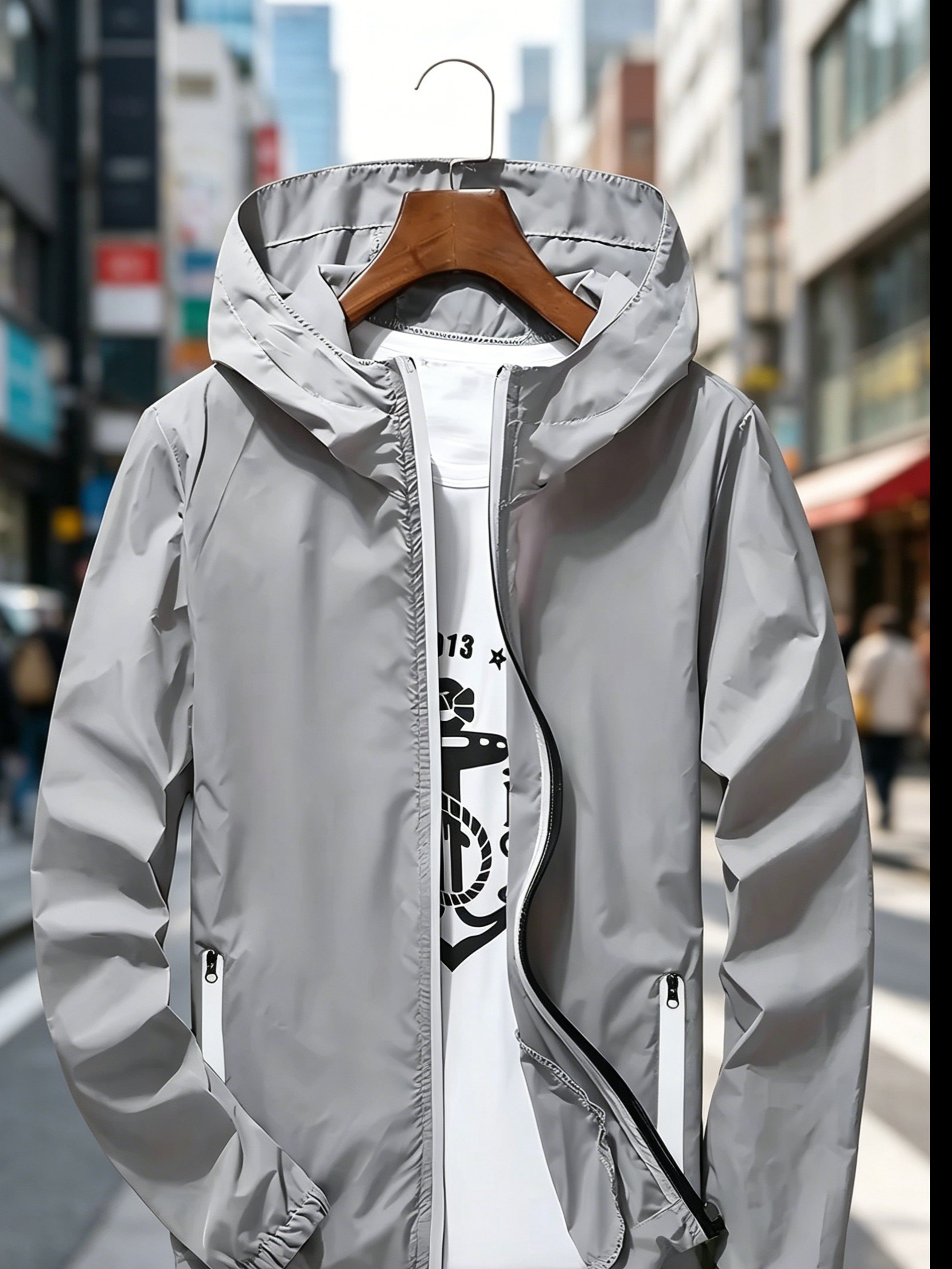 Мужская премиальная легкая вет – обзор и цена Windbreaker Men Zip