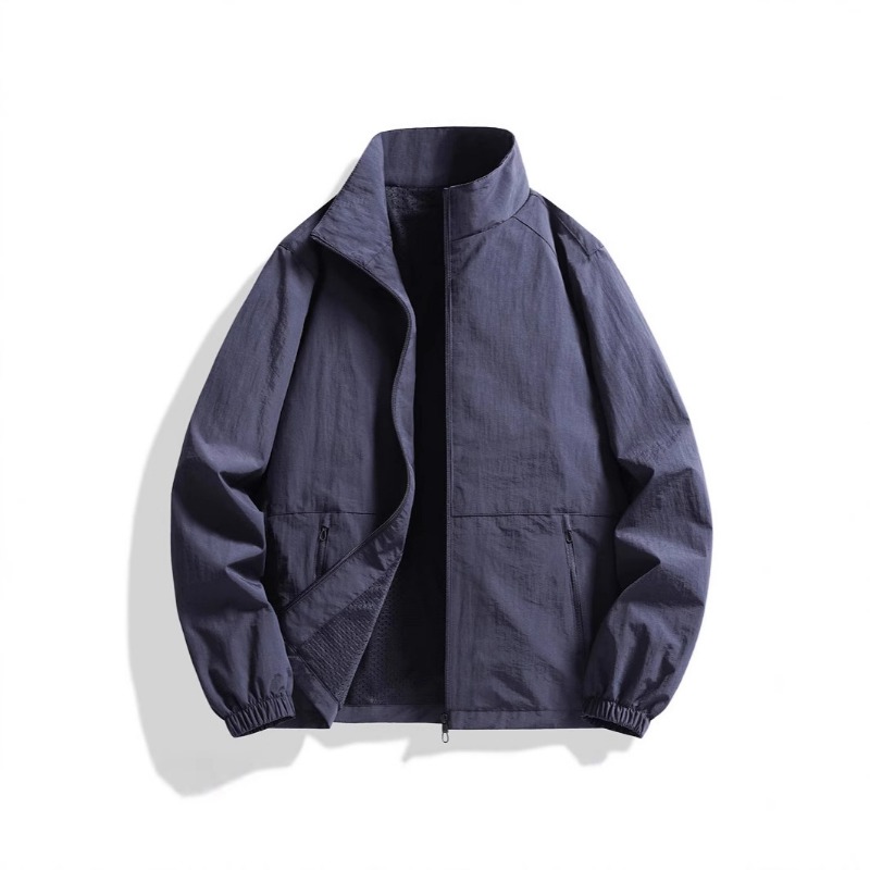 Мужская куртка с воротником-ст – обзор и цена Windbreaker Men Zip