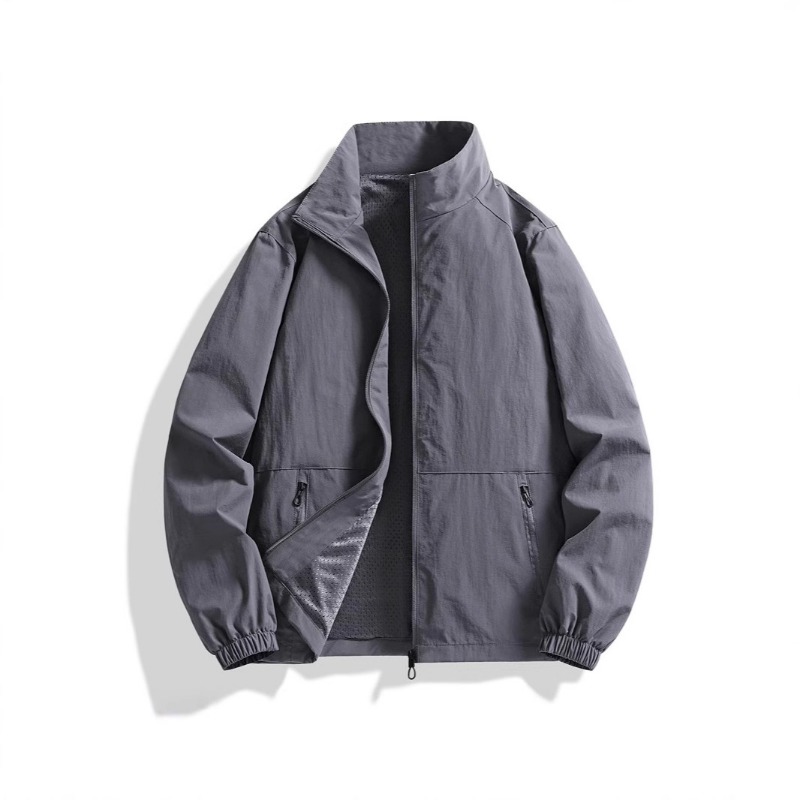 Мужская куртка с воротником-ст – обзор и цена Windbreaker Men Zip